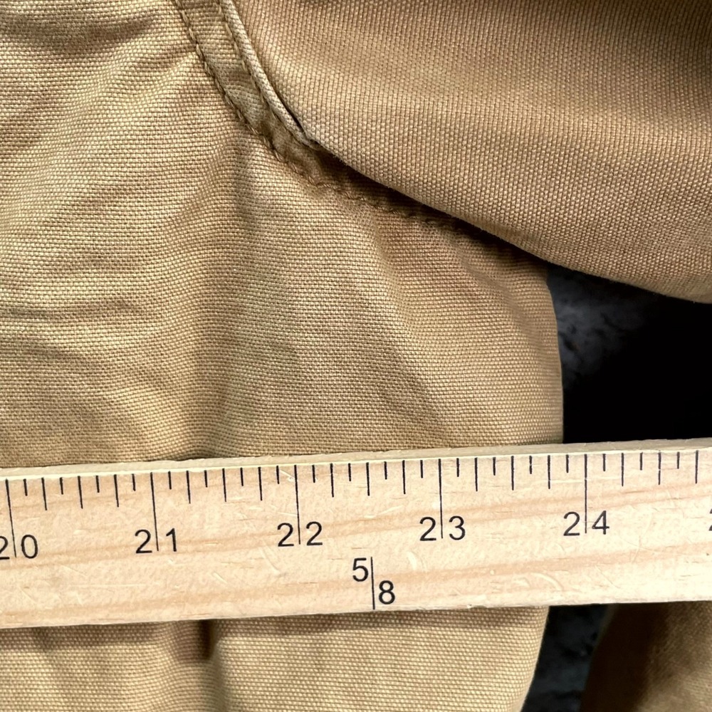 Old Navy Jacket Men Large Khaki Chore Barn Canvas Utility Field Outdoor Workwear - Picture 6 of 8